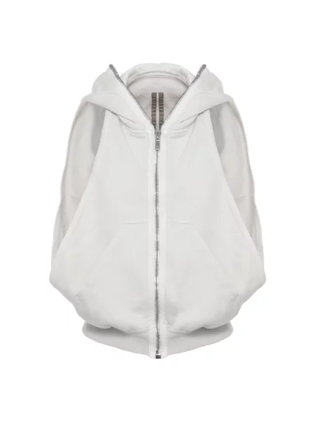 Bluza z kapturem Rick Owens beżowa