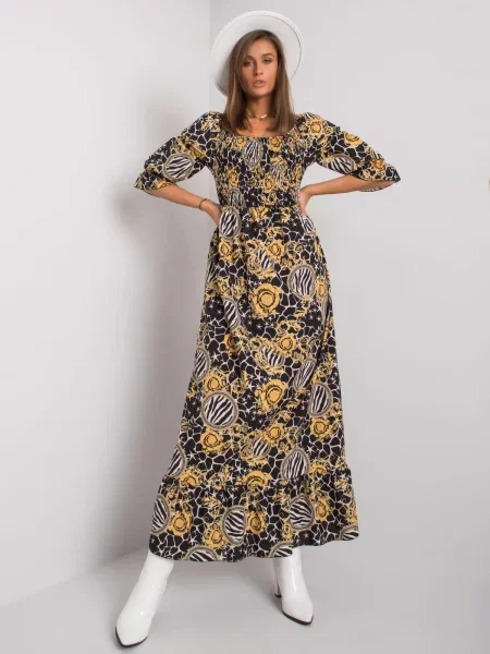 Oblekové šaty Fashionhunters čierna