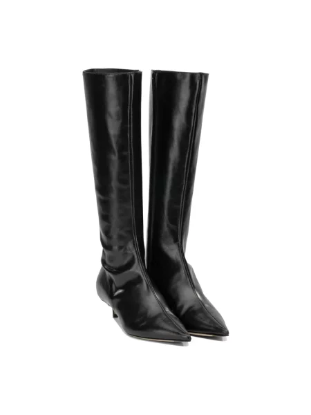 Botki Jimmy Choo skórzane czarne