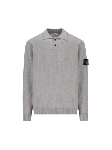 Koszulka Stone Island z kamieniami szara