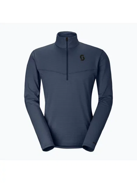 Hanorac din fleece Scott din fleece albastru