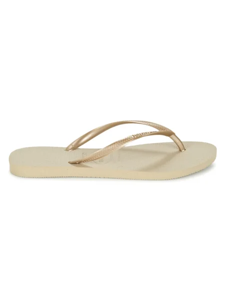Olcsóbban. Havaianas Slim sand grey / light golden női flip-flop papucs. Méret: EU bézs