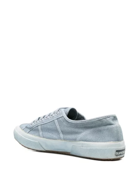 Tenisice Superga s vezicama s čipkom plava