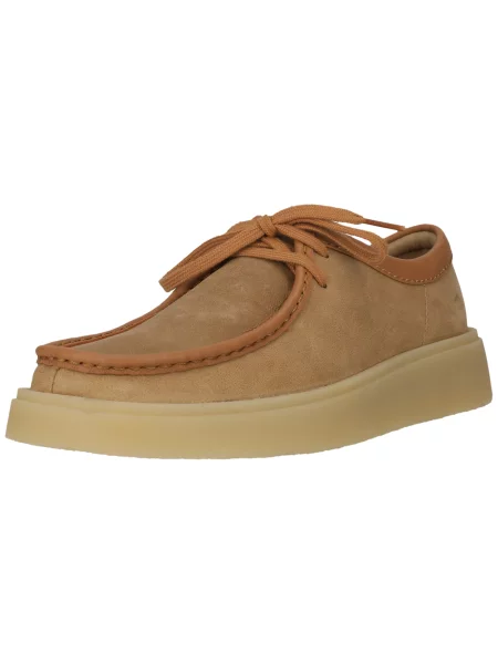 Šněrovací tenisky Clarks hnědé