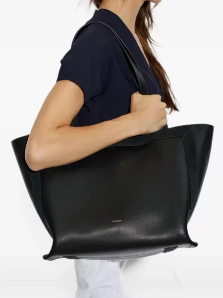 Geantă shopper Wandler din piele negru