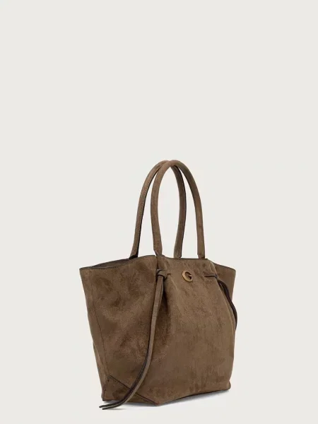 Geantă shopper Guess verde
