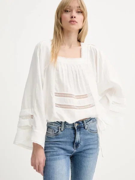 MUNTHE bluză UROSE uni alb