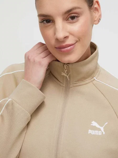 Μπλούζα Puma μπεζ μαύρο