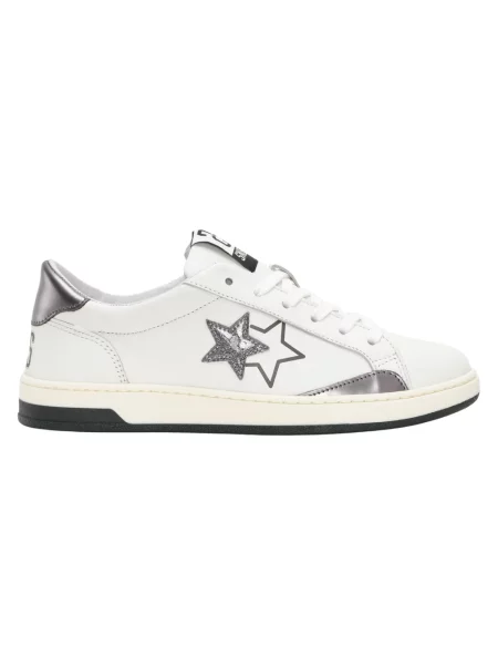 Sneakersy 2star zamszowe białe