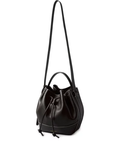Geantă bucket Claudie Pierlot din piele negru