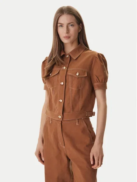 Guess Geacă de blugi Maro bej