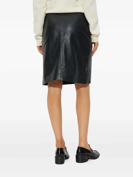 Fustă din piele Munthe negru