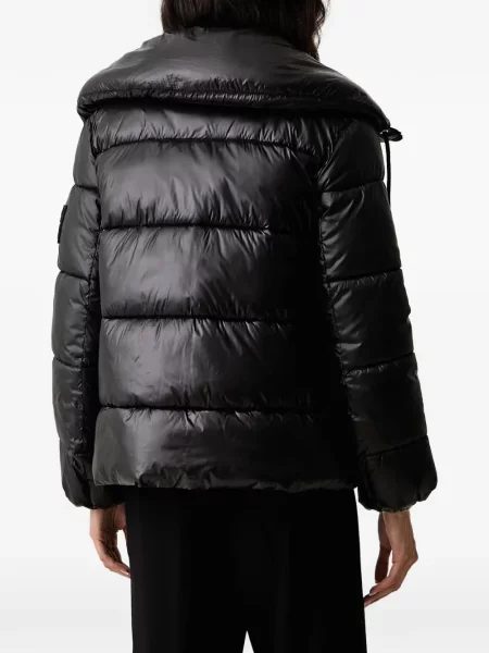 Matlasat geacă Dkny cu cordon negru