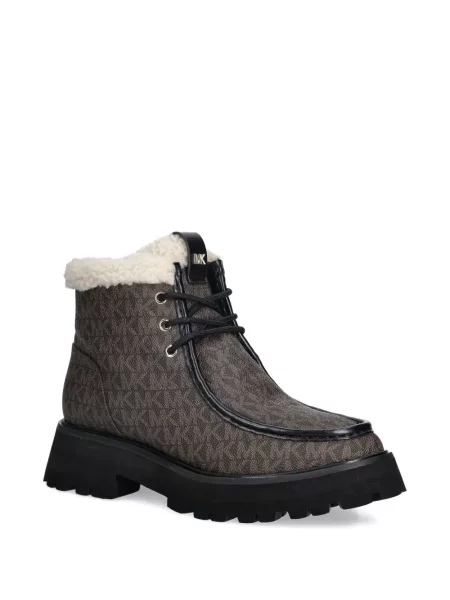 Pulover Michael Michael Kors din piele de căprioară maro