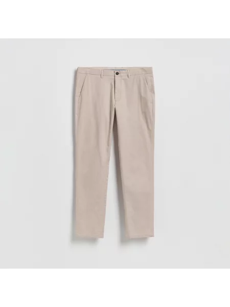 Reserved Chino slim fit nadrág bézs
