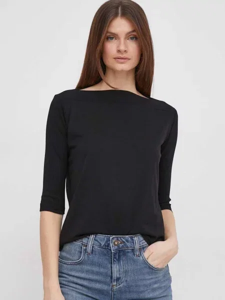 Kratka majica Sisley črna