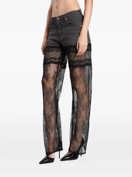 Blugi Blumarine din dantelă negru