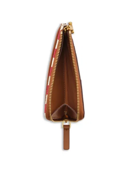Portofel Marc Jacobs cu dungi din canvas