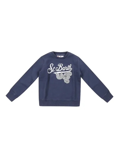 Bluza dziecięca Mc2 Saint Barth niebieska