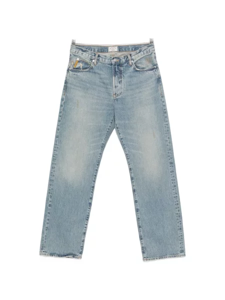 Blugi Emporio Armani cu autograf albastru