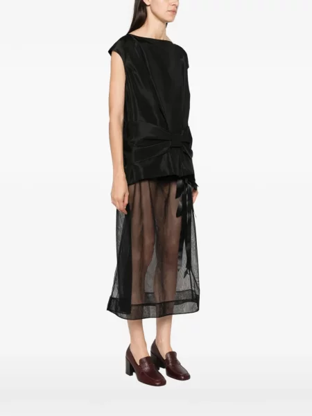Top Simone Rocha cu funde negru