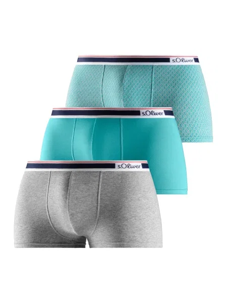 S.Oliver Boksarice turkizna / pegasto siva bela