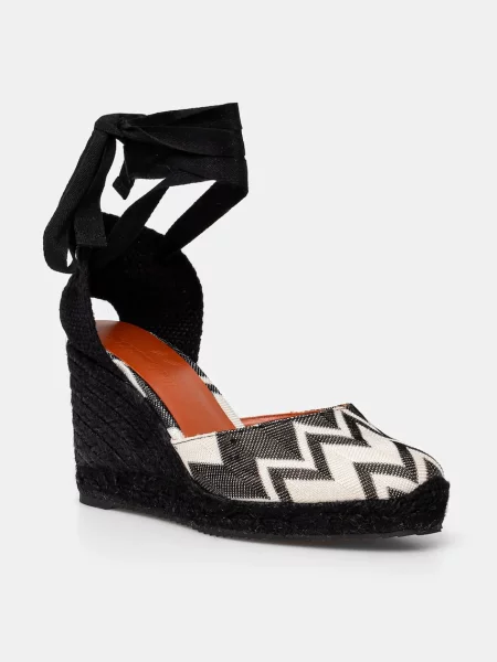 Missoni espadrile Eva 80 pana negru