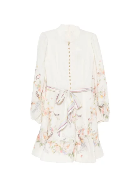 Rochie mini Zimmermann cu model floral cu imagine