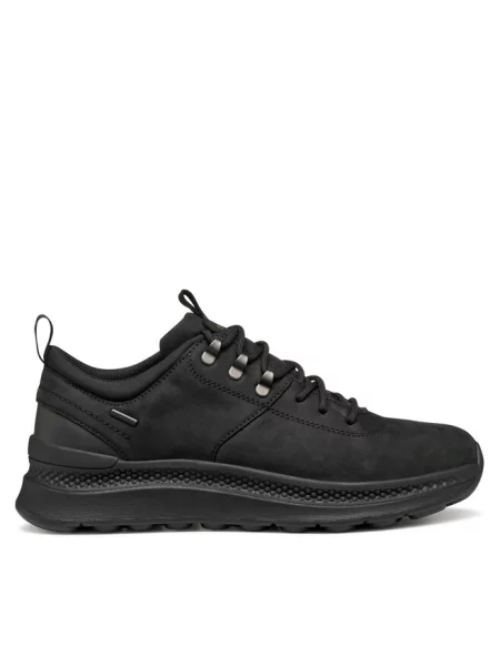Sneakersy Geox skórzane czarne