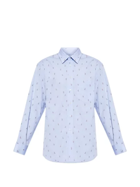 Lung cămașă Paul Smith cu imagine albastru