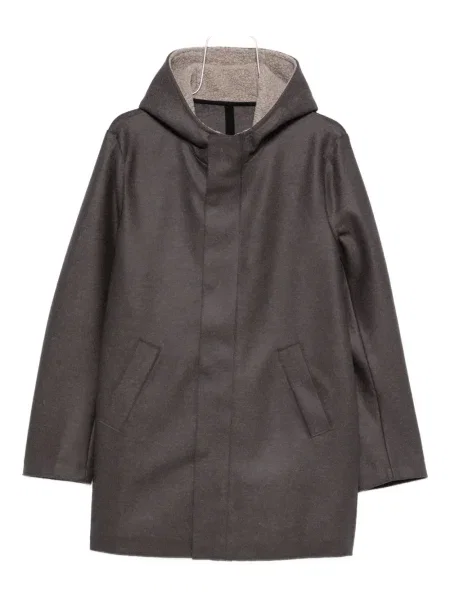 Palton Harris Wharf London cu glugă gri