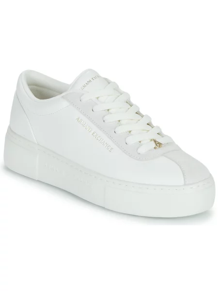 Sneakerși Armani Exchange alb