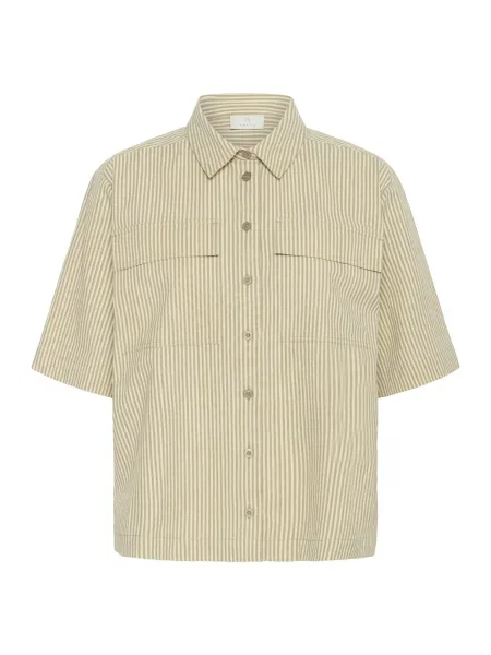 Kaffe Bluză KAnaya ecru / închis bej