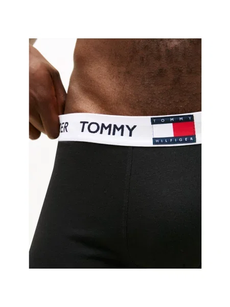 Boxeralsó Tommy Hilfiger Trunk 3 pairs black / black / black. Méret: S fekete