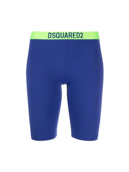 Kolarki Dsquared2 z autografem niebieskie