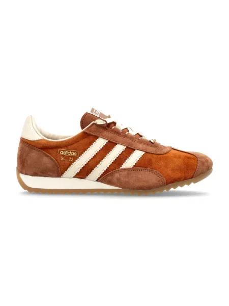 Sneakersy Adidas Originals skórzane brązowe