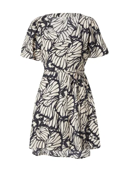 JDY Rochie tip bluză JDYTROYA crem negru