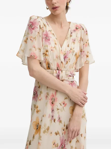 Rochie maxi Luisa Spagnoli cu model floral cu imagine