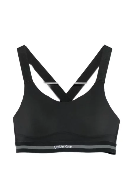 Sutien sport Calvin Klein cu autograf negru
