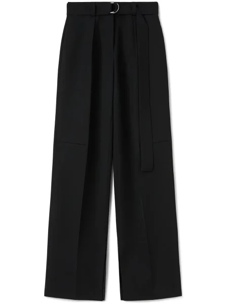 Pantaloni Jil Sander de lână negru