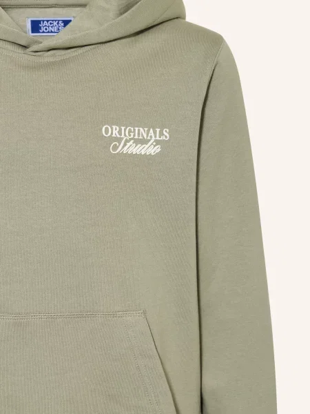 Jack&Jones Bluza Z Kapturem Jornorrebro gruen oliwkowa