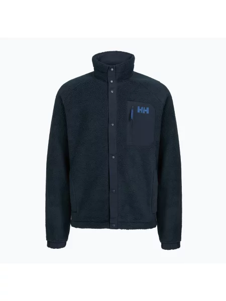 Férfi pulóver Helly Hansen PanoKeret Pile Snap navy Panorama Pile Snap haditengerészet