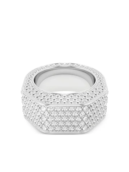 Inel Swarovski argintiu