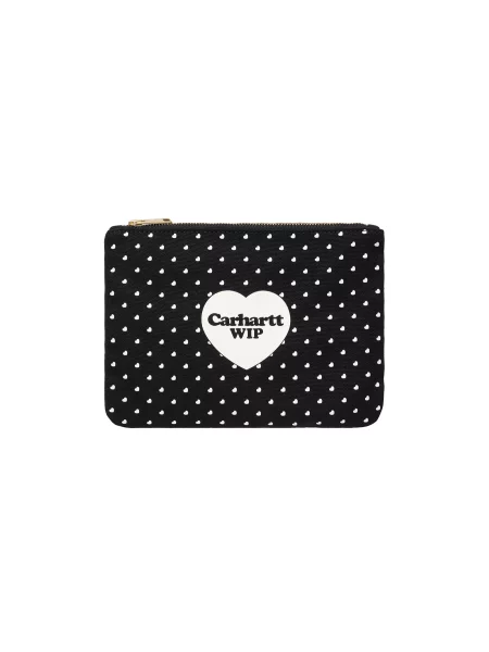 Carhartt WIP Canvas Graphic Zip Wallet Unisex Portfel Carhartt WIP Size: One size czarny