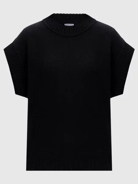 Жилет з вовни Bottega Veneta чорний