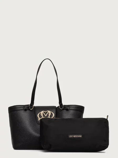 Geantă LOVE MOSCHINO negru