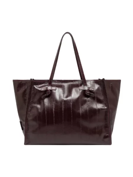 Shopperka Gianni Chiarini skórzana brązowa