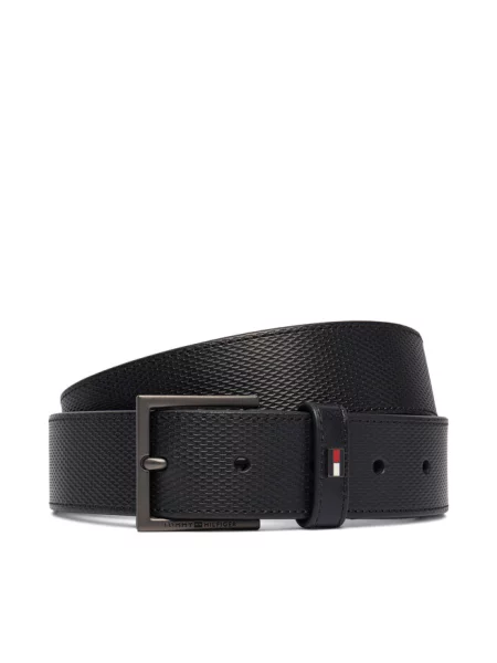 Pasek Tommy Hilfiger czarny
