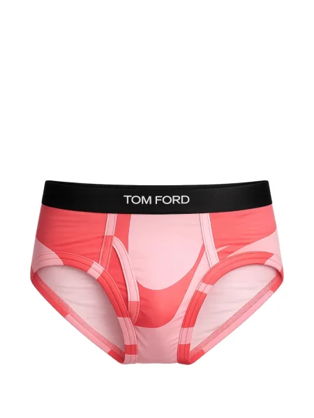 Chiloți Tom Ford cu imagine cu imprimeu abstract roz