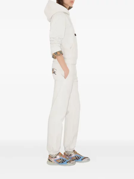 Pantaloni Burberry alb